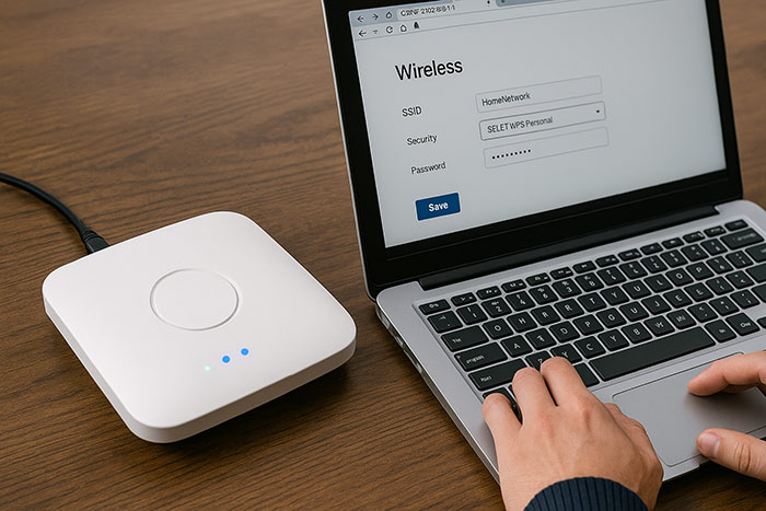 مراحل اولیه راه اندازی و کانفیگ اکسس پوینت