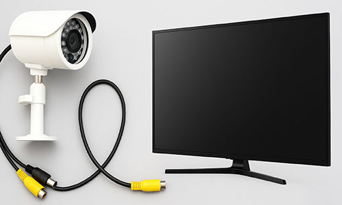 اتصال دوربین مداربسته به تلویزیون بدون DVR